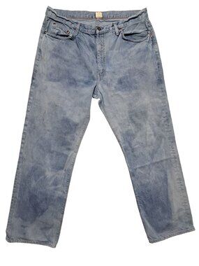 J. Crew 36 x 32 Relaxed Fit Blue Denim Jeans Cotton RN 77388